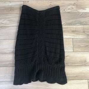 Peek-a-boo Midi Skirt